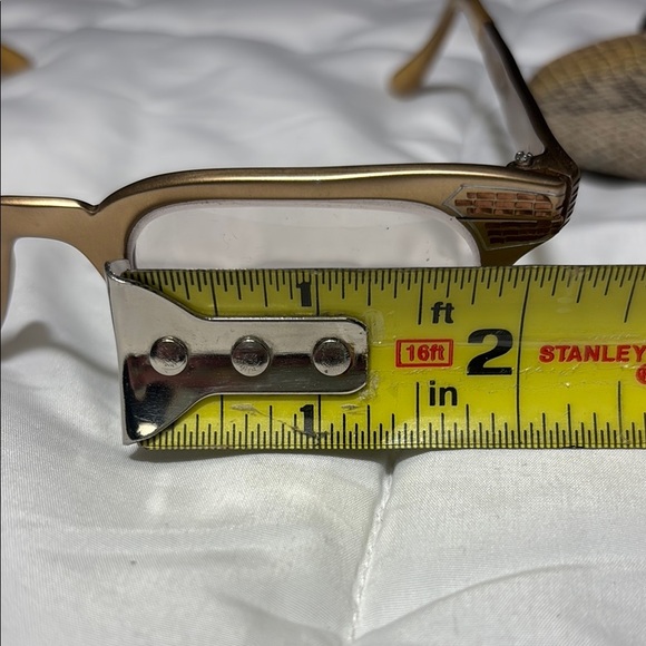 Vintage Tura Gold Cat-Eye Eyeglasses Mid-Century with Snakeskin Case - Picture 10 of 15